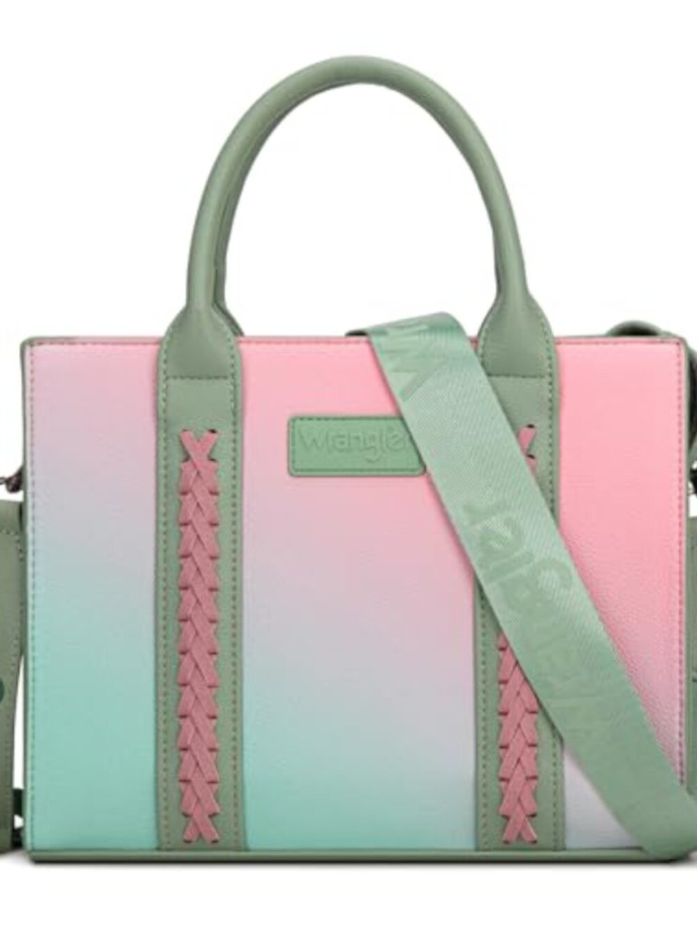 Wrangler Tote Bag Satchel Crossbody Shoulder Purse Adjustable Strap Women